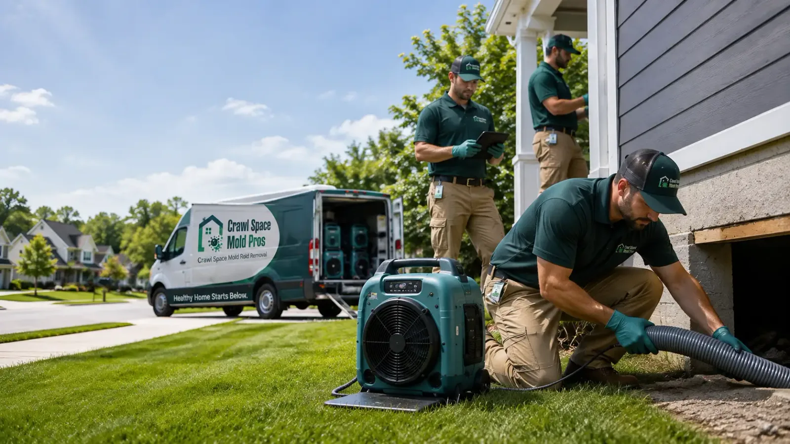 Crawl Space Mold Removal in Denver, PA